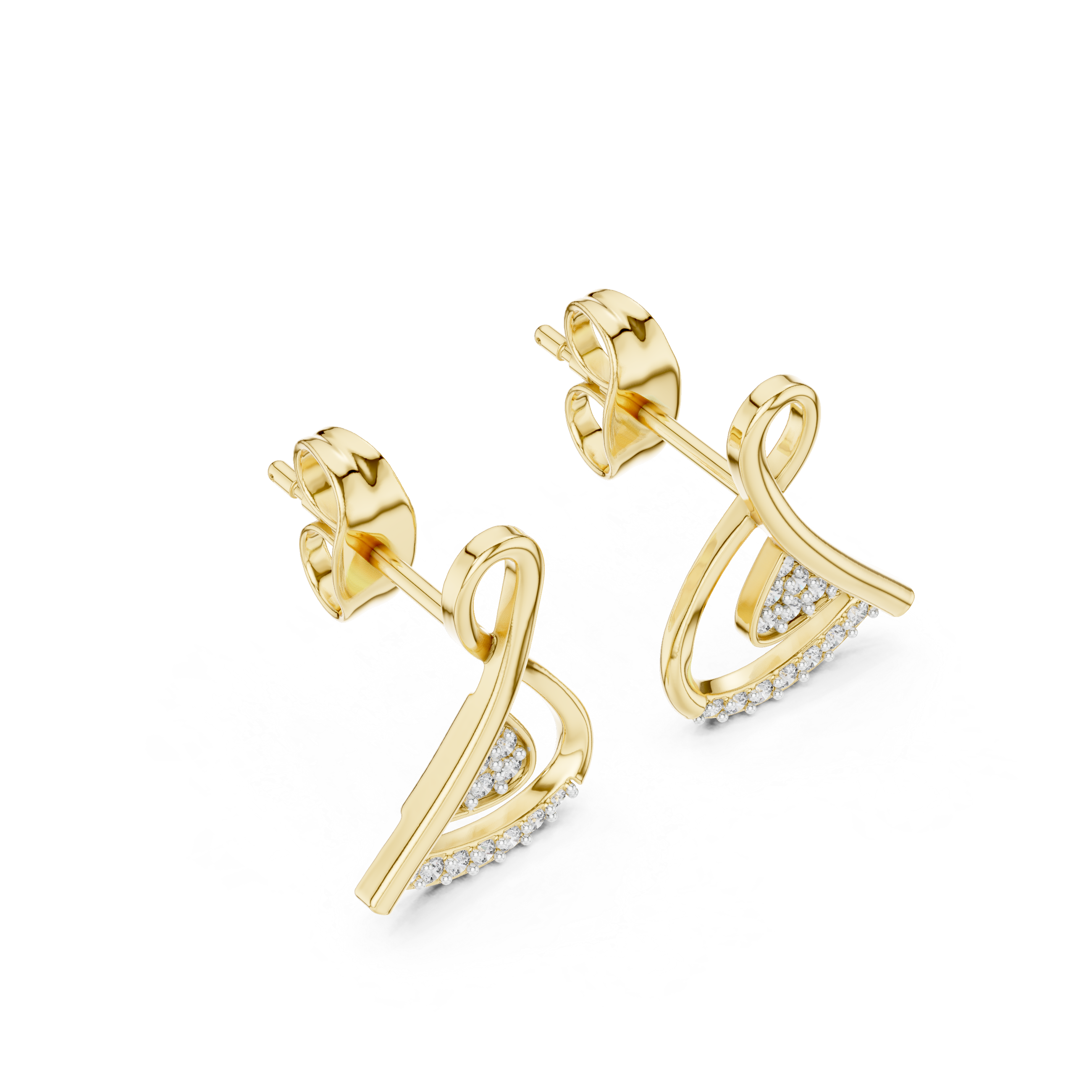 Elysian Curved Apex Studs