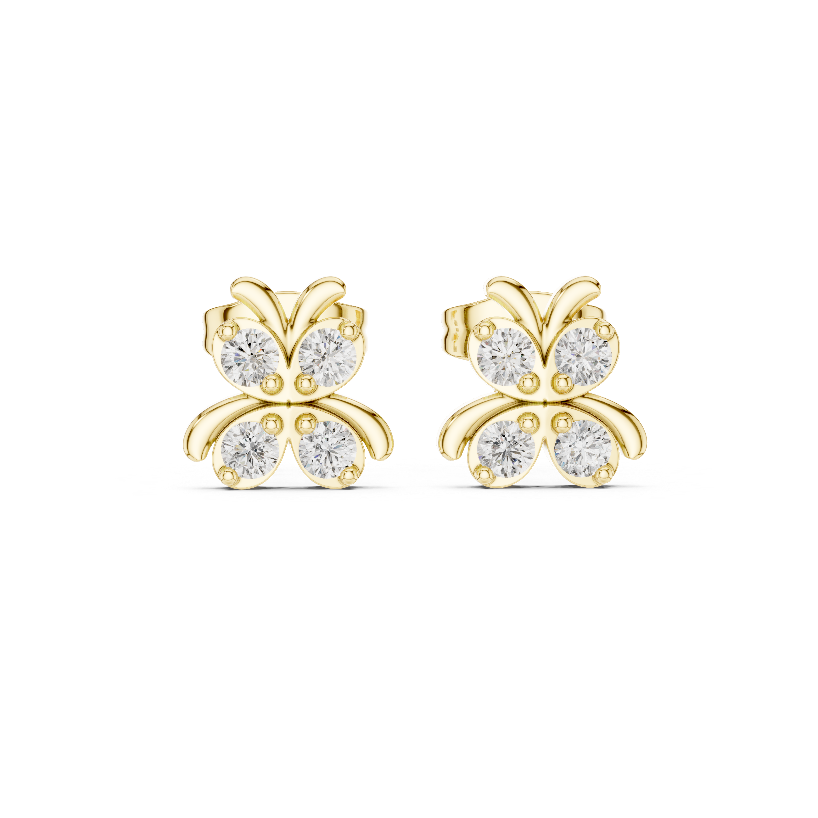 Papillon Sparkle Butterfly Diamond Studs