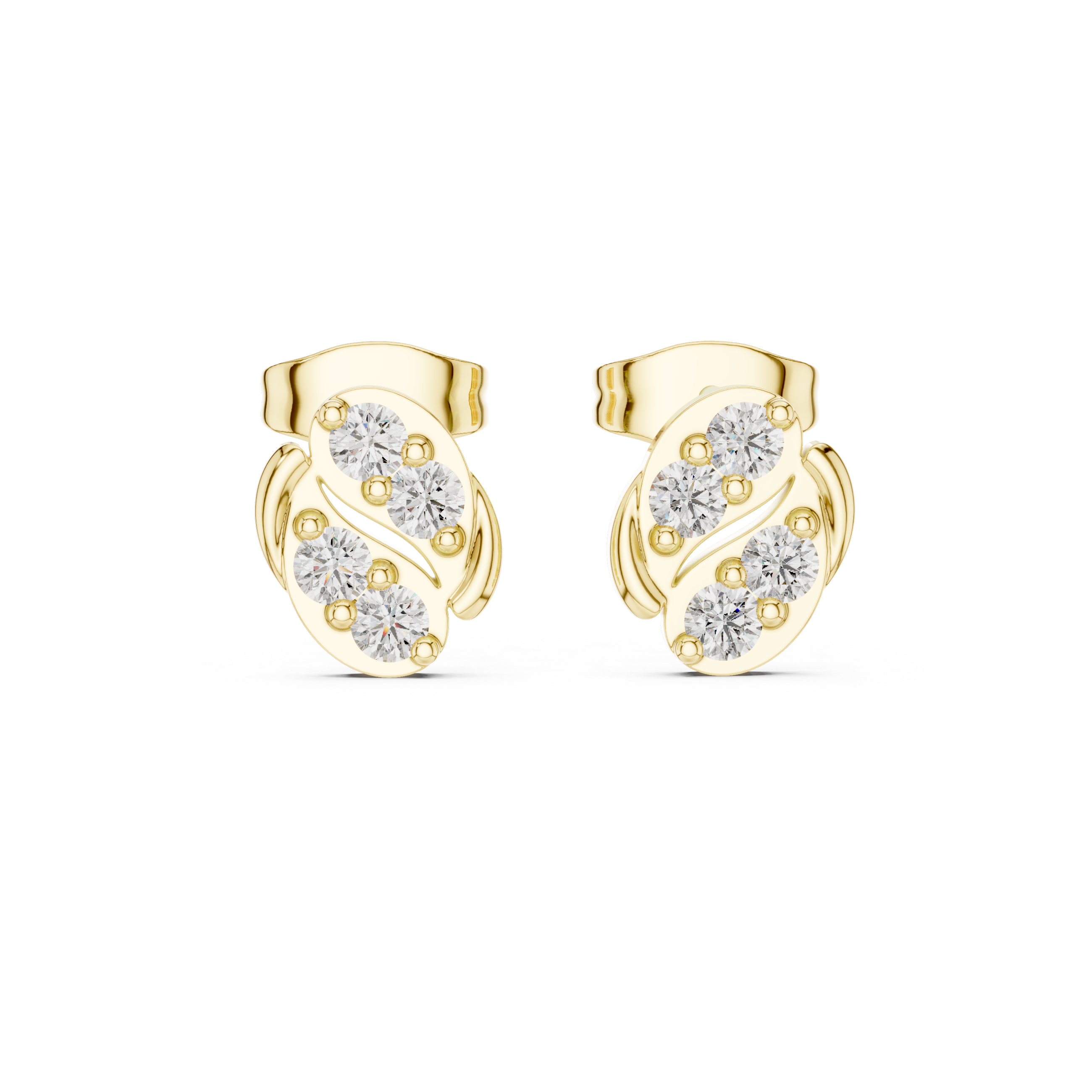 Aurelia Curve Studs